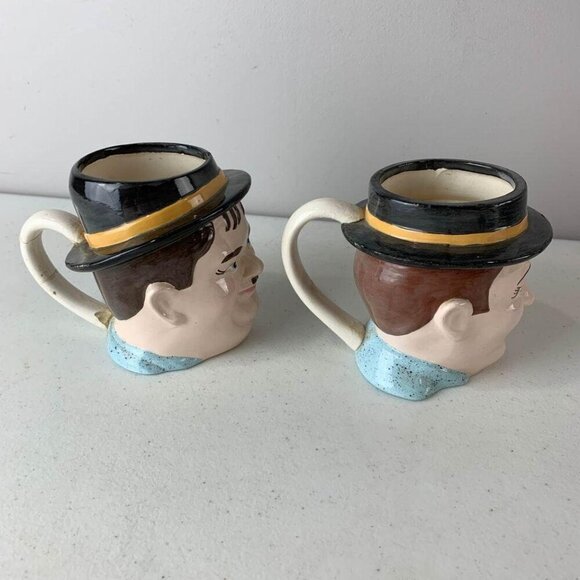 1970s Vintage Laurel & Hardy Mugs Ceramic - Picture 4 of 9